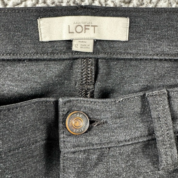 LOFT Women's Black, Red, and Gray Leggings size 12/L - Picture 7 of 15